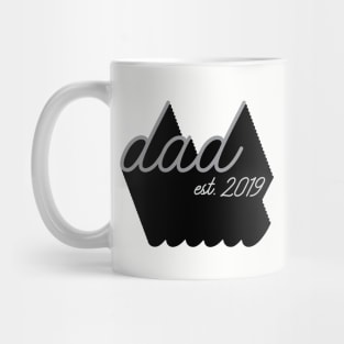 Dad Est 2019 | Cool Vintage Design for New Fathers Mug